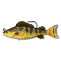 Livetarget Yellow Perch è una soft swimbait dedicata alla ricerca dei predatori d' acqua dolce quali Black Bass, Lucci, LuccipercaIl e siluri.