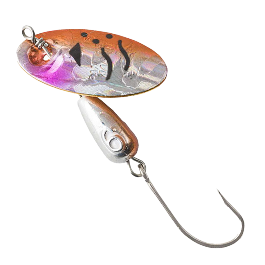 I Panther Martin Holographic Single Hook presentano una serie di caratteristiche che li rendono un'opzione ideale per la pesca a spinning.