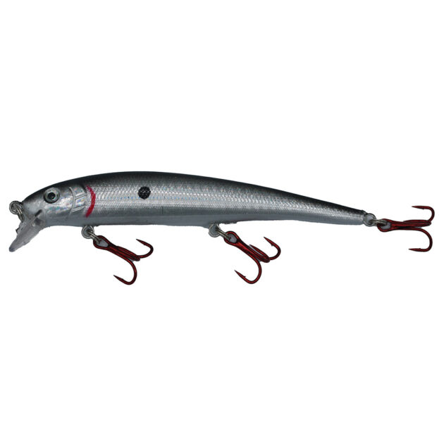 Il Fladen Warbird Minnow Cm 13 Gr 18 è un wobbler molto versatile utilizzabile sia per la pesca in mare che in acqua dolce.