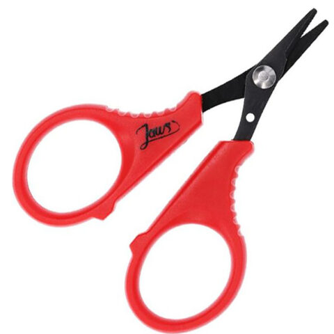Le Mikado Jaws Mini Scissors sono forbici da pesca di ottima qualità compatte e precise progettate per tagliare trecciati e fili in nylon.