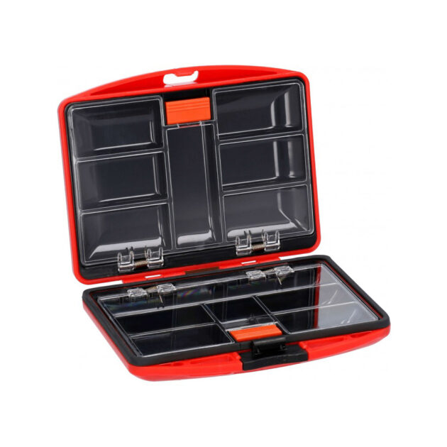 La Mikado Box Double Sided Whit Compartments è un pratico contenitore per riporre la minuteria da pesca di ogni tipo sempre in ordine e ben visibile.