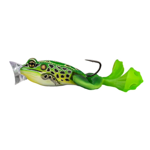 La Livetarget Ultimate Frog Popper 2.1/2" è un'esca estremamente efficace per la pesca in superficie, un'arma vincente per affrontare qualsiasi predatore.