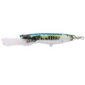 La Bone Fury TopWater Mackerel combina tecniche propeller popper e crawler per attirare bass, lucci e siluri con movimenti irresistibili.