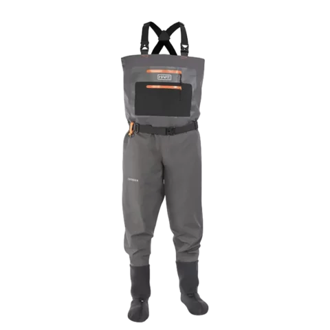 L' Hart Wader Protheon S è realizzato con tessuto antistrappo a 3 strati . Un ulteriore vantaggio è la tasca sul petto con cerniere YKK idrorepellenti